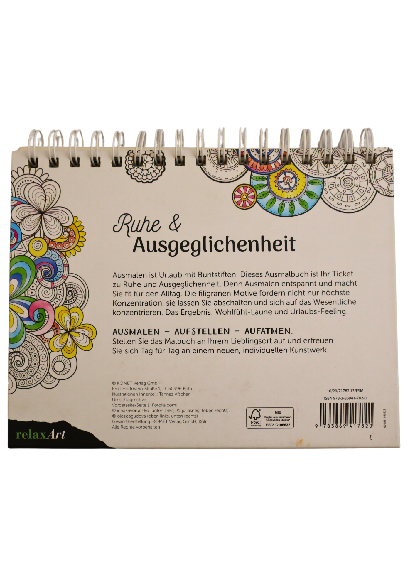 Ausmalen und Entspannen Malbücher