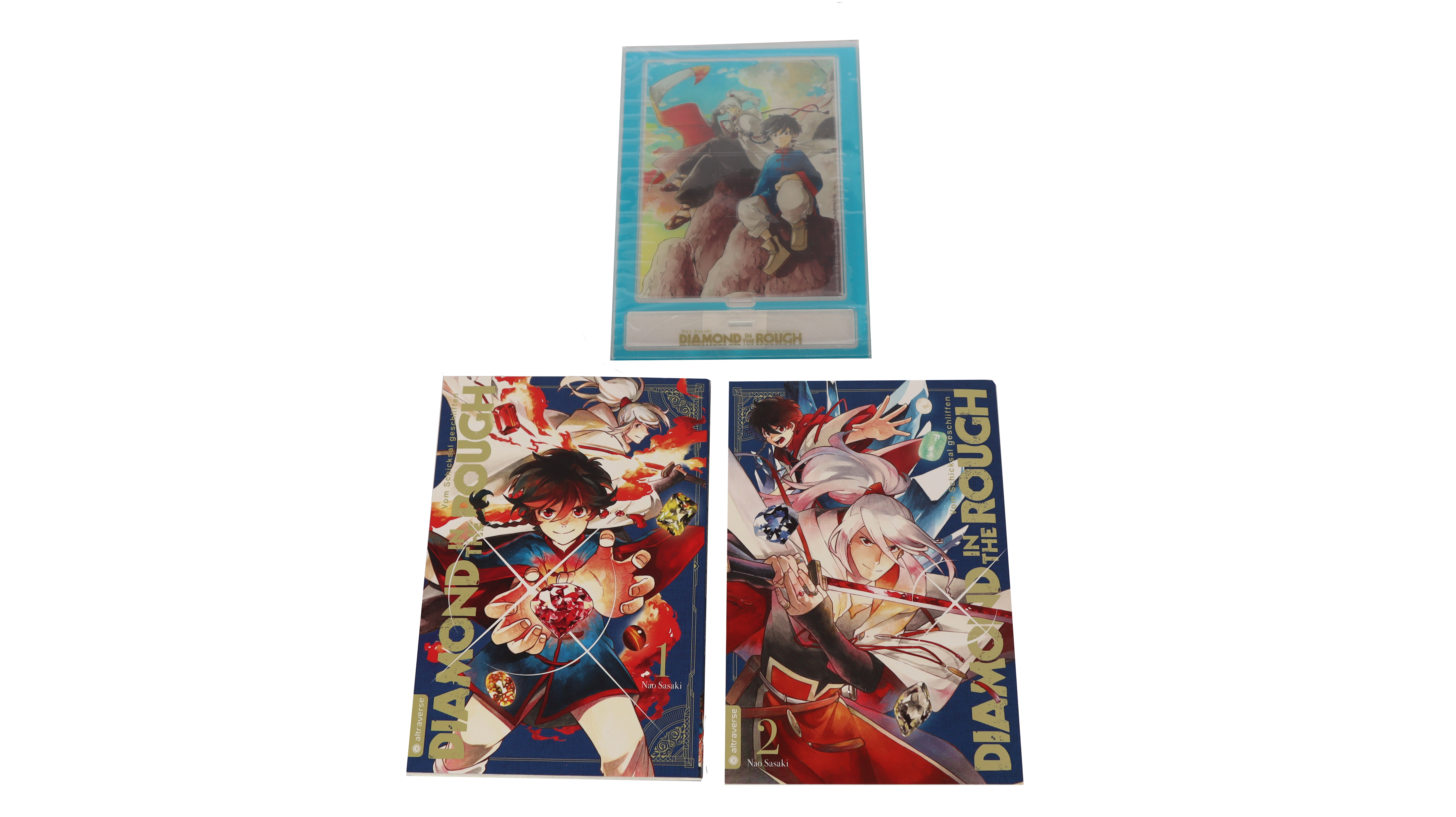 Diamond in the Rough Manga Band 1 und 2 + Acryl Aufsteller