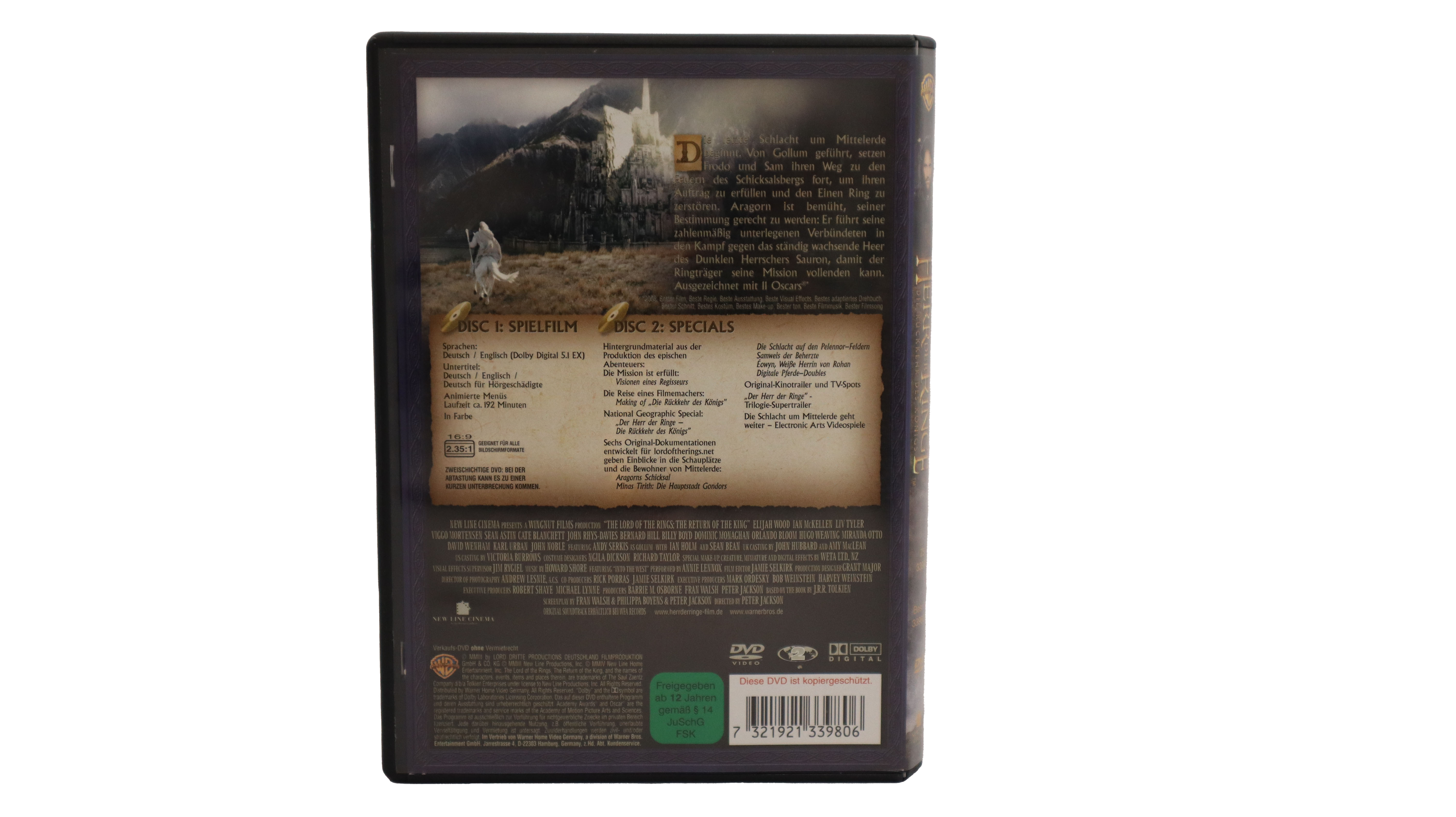 Der Herr der Ringe die Rückkehr des Königs - DVD