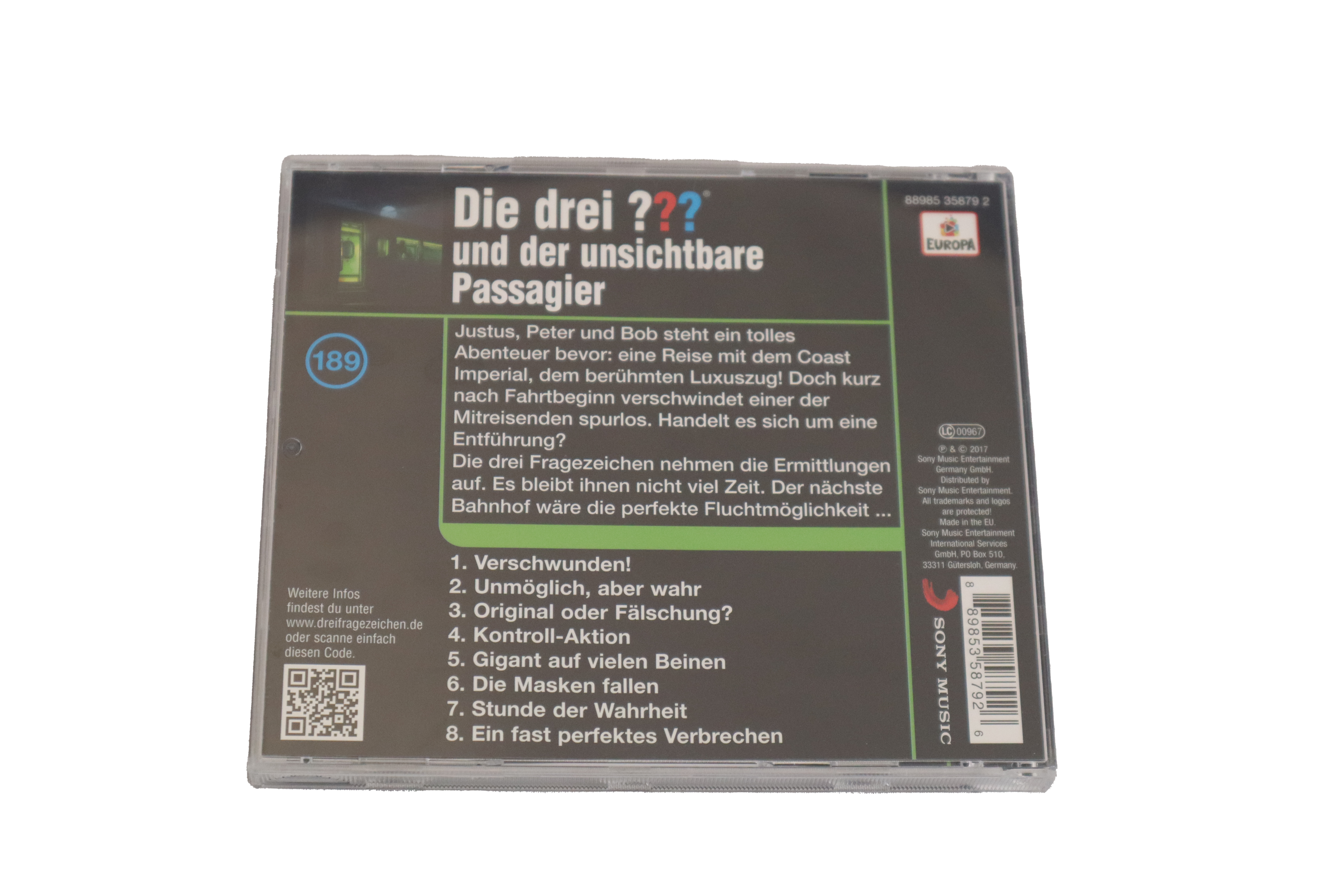 Die drei ??? - Und der Unsichtbare Passagier