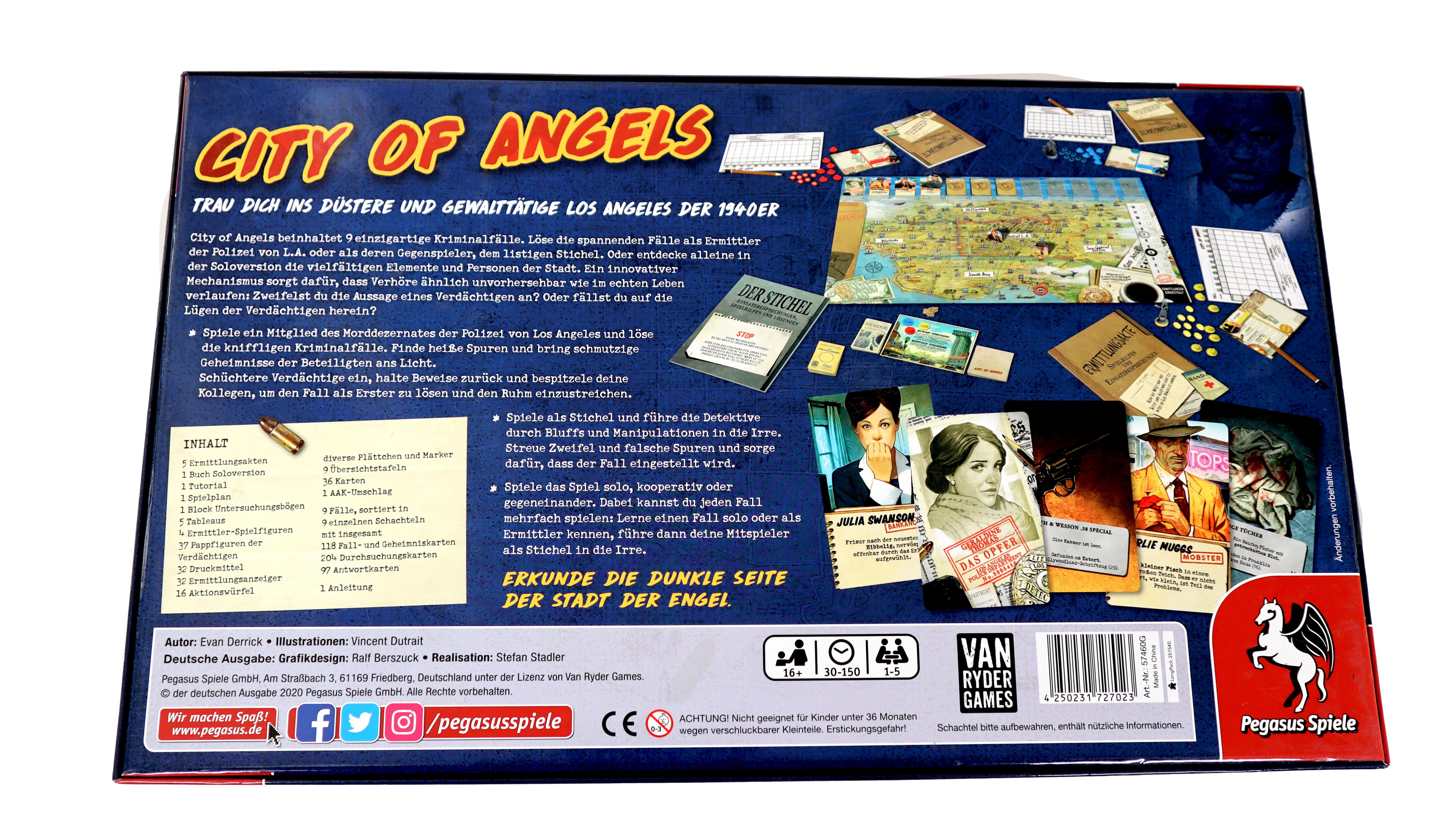 Pegasus Spiele Brettspiel City of Angels 