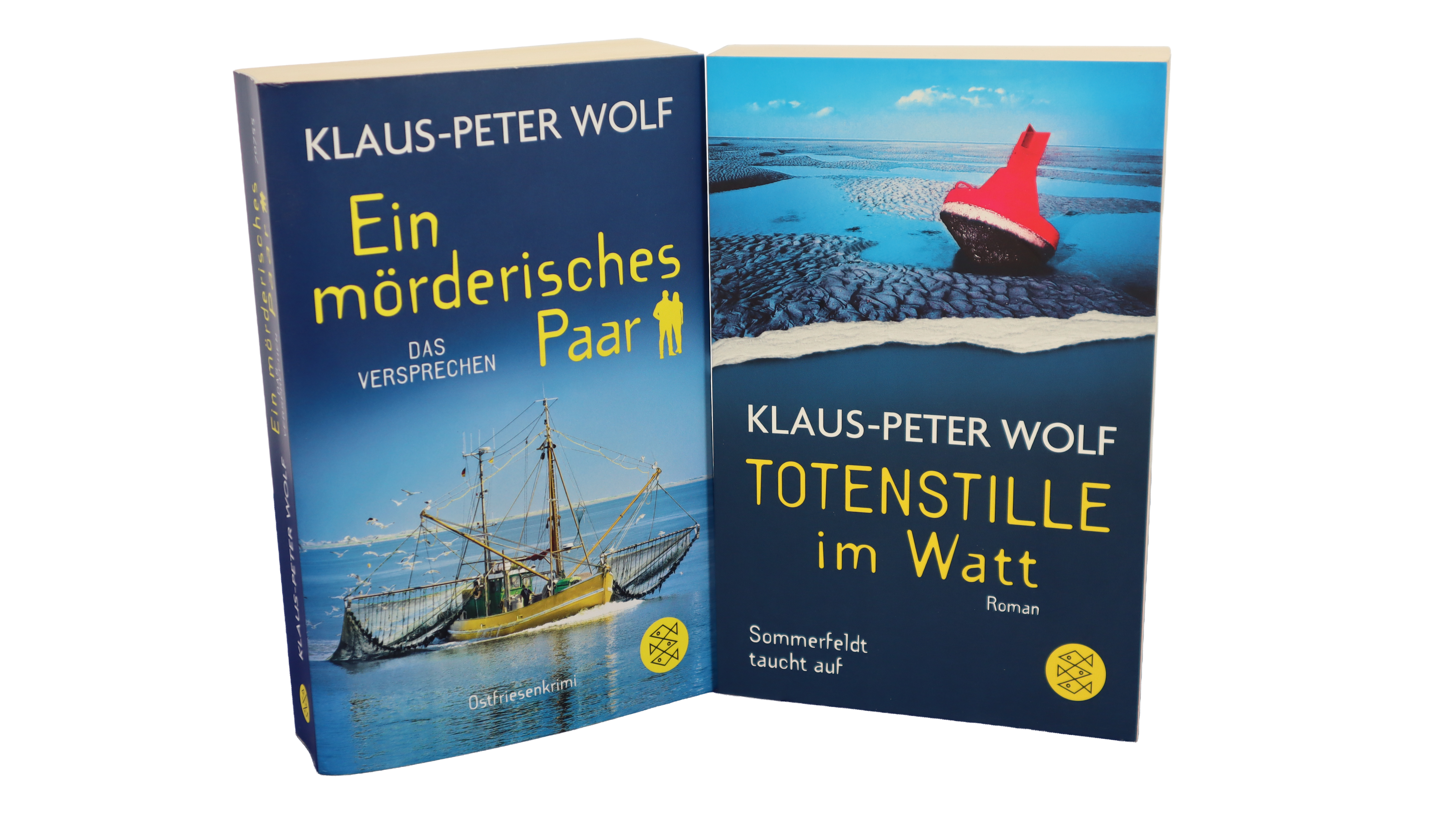 Klaus-Peter Wolf Doppelpack Ein mörderisches Paar: Das Versprechen + Totenstille im Watt: Sommerfeldt taucht auf Krimi