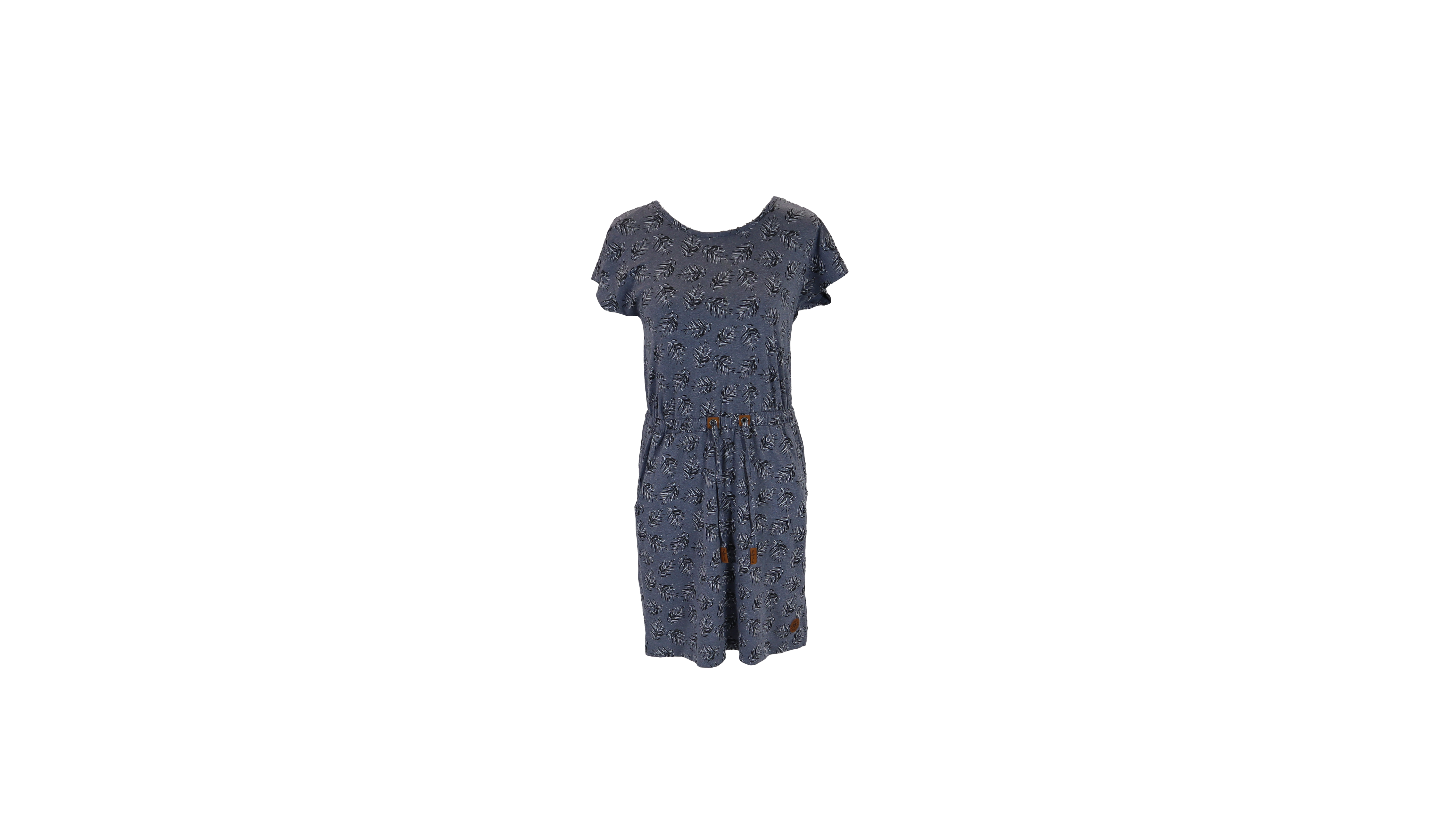 Blau T-shirt Kleid Gr.38