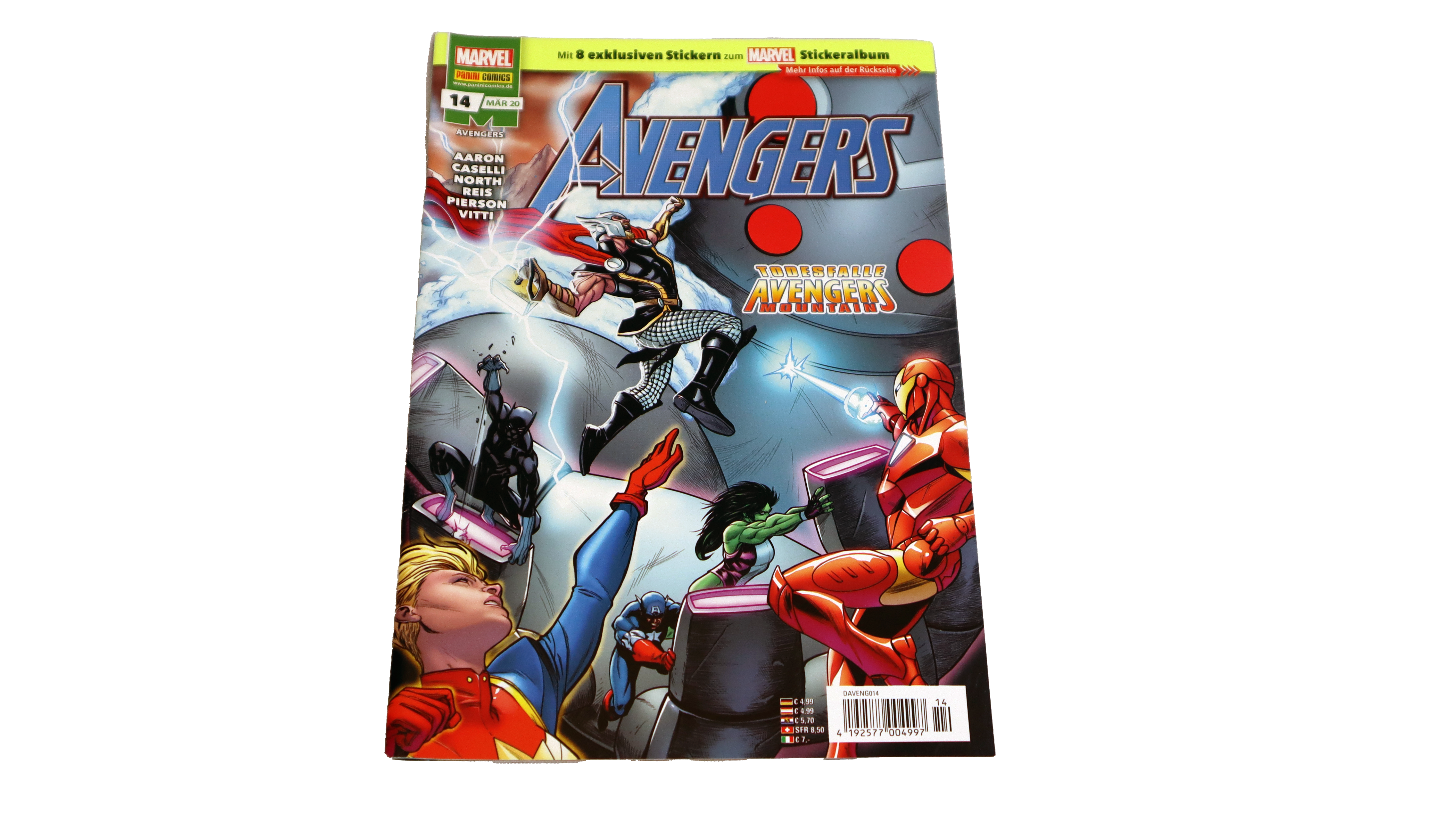 Marvel Avengers Comics 1-14, 16-18, 20 u. 22