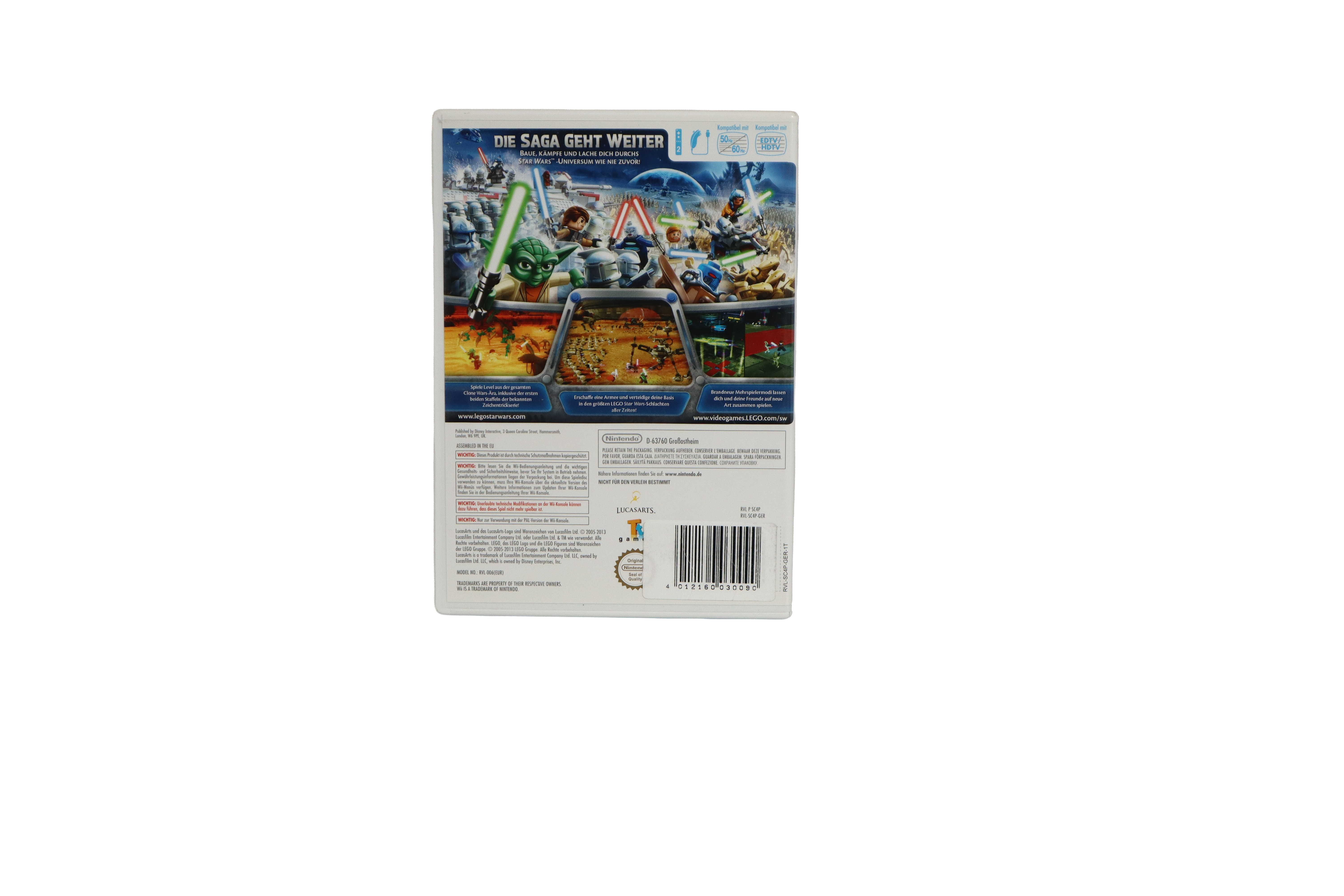 Nintendo Wii Lego Star Wars 3 The Clone Wars