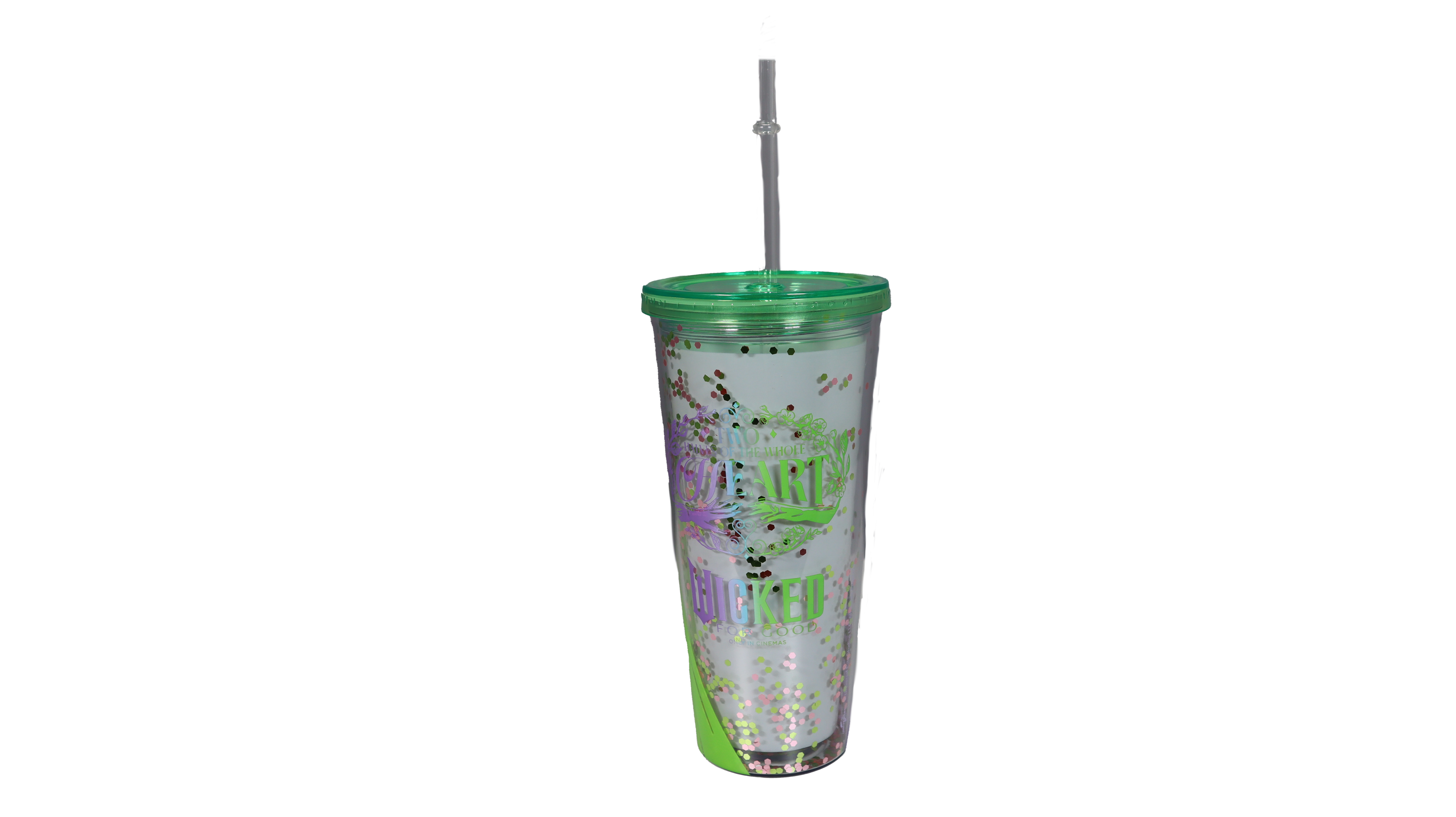 Wicked Musical - Trinkbecher mit Trinkhalm - Plastik