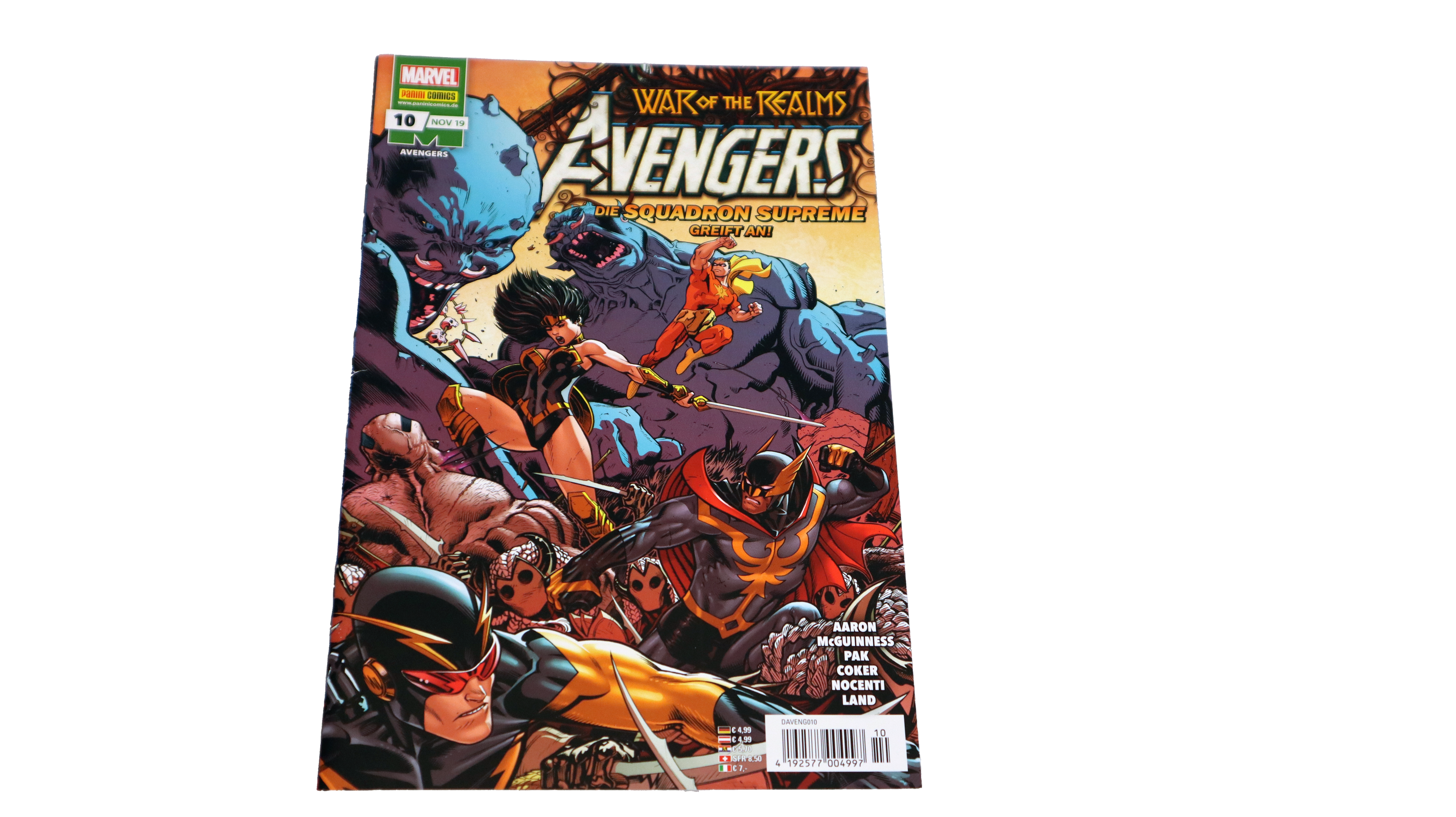 Marvel Avengers Comics 1-14, 16-18, 20 u. 22