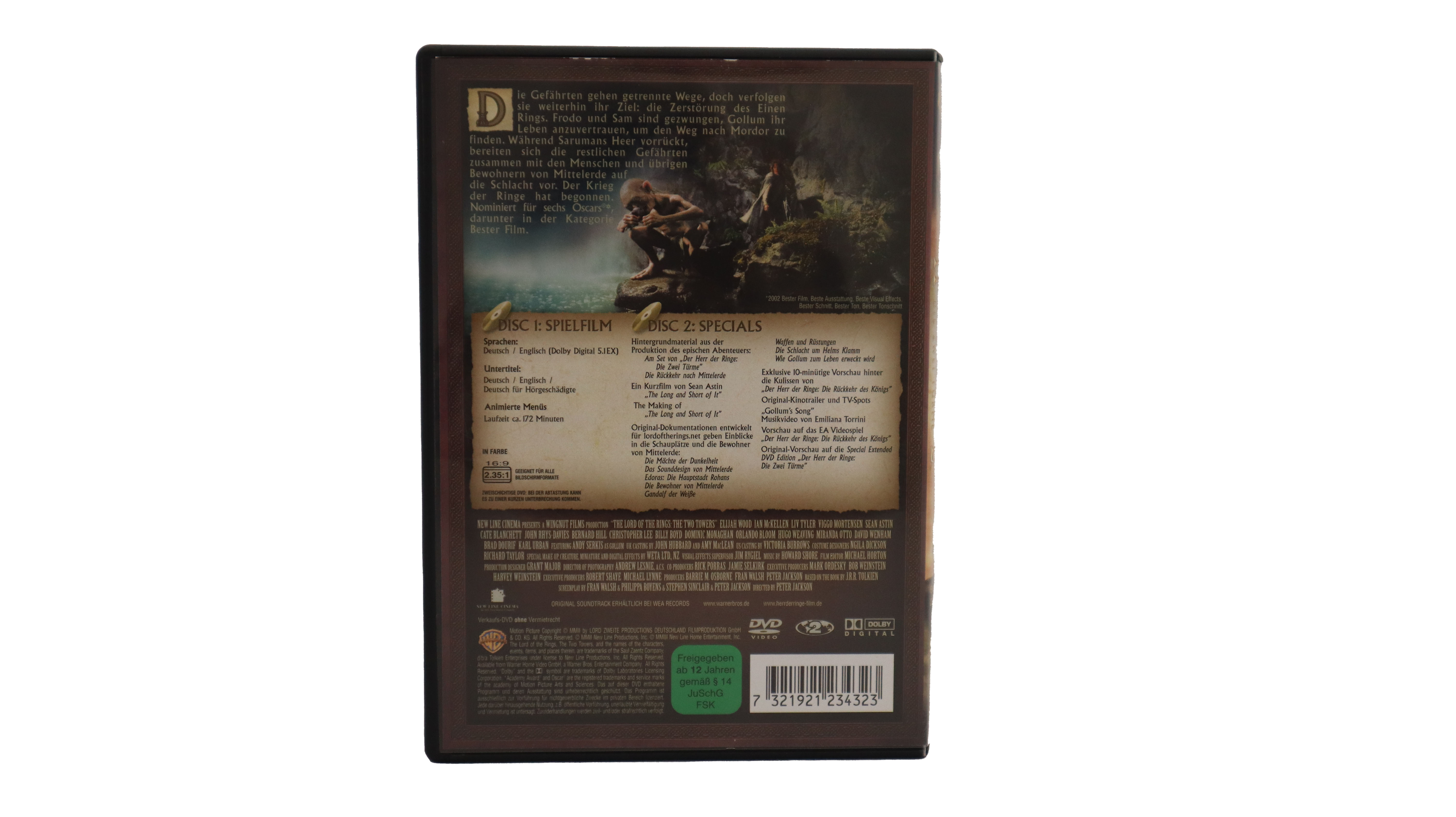 Der Herr der Ringe die Zwei Türme - DVD