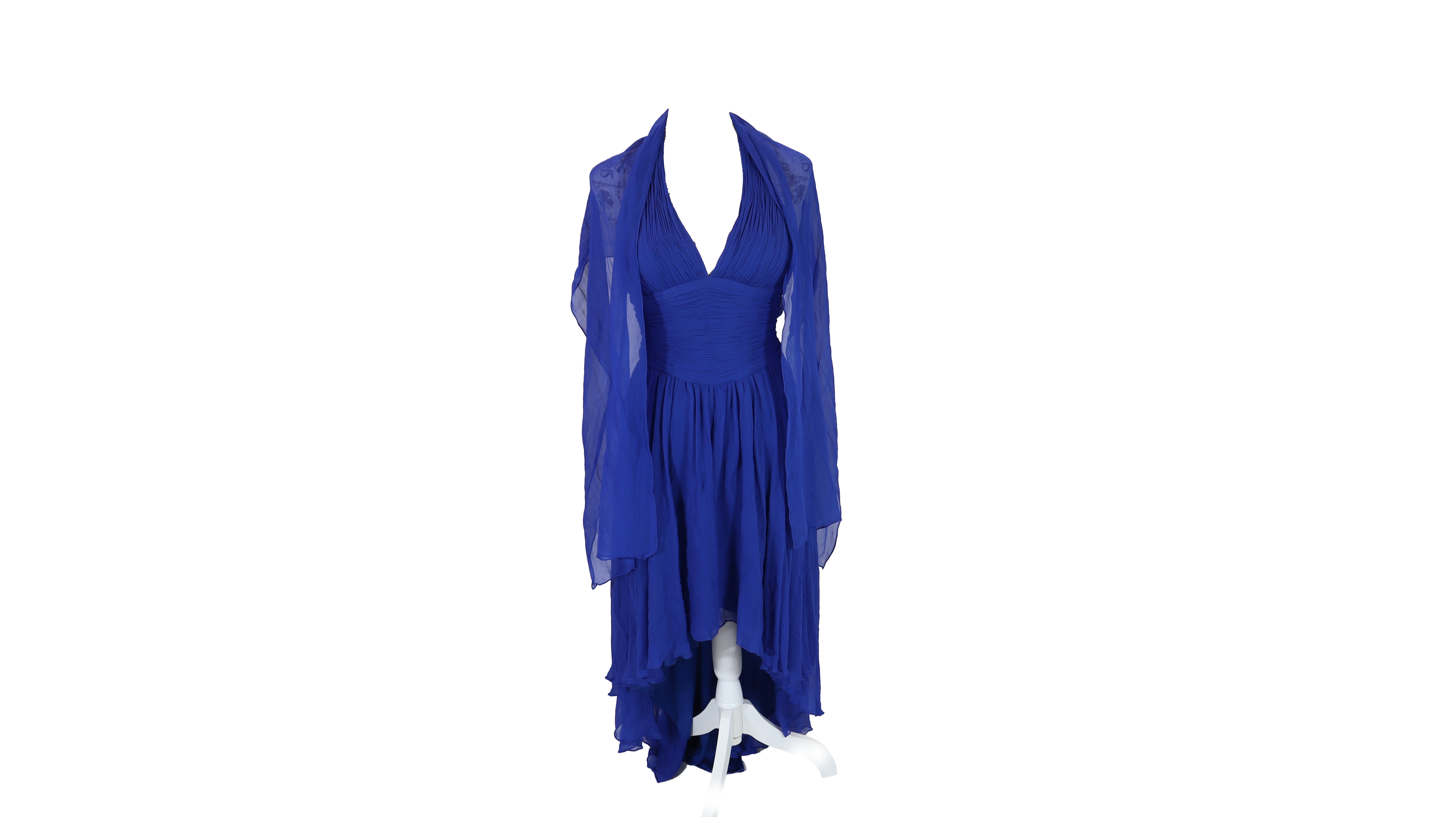 Dunkelblaues Kleid Gr.XS