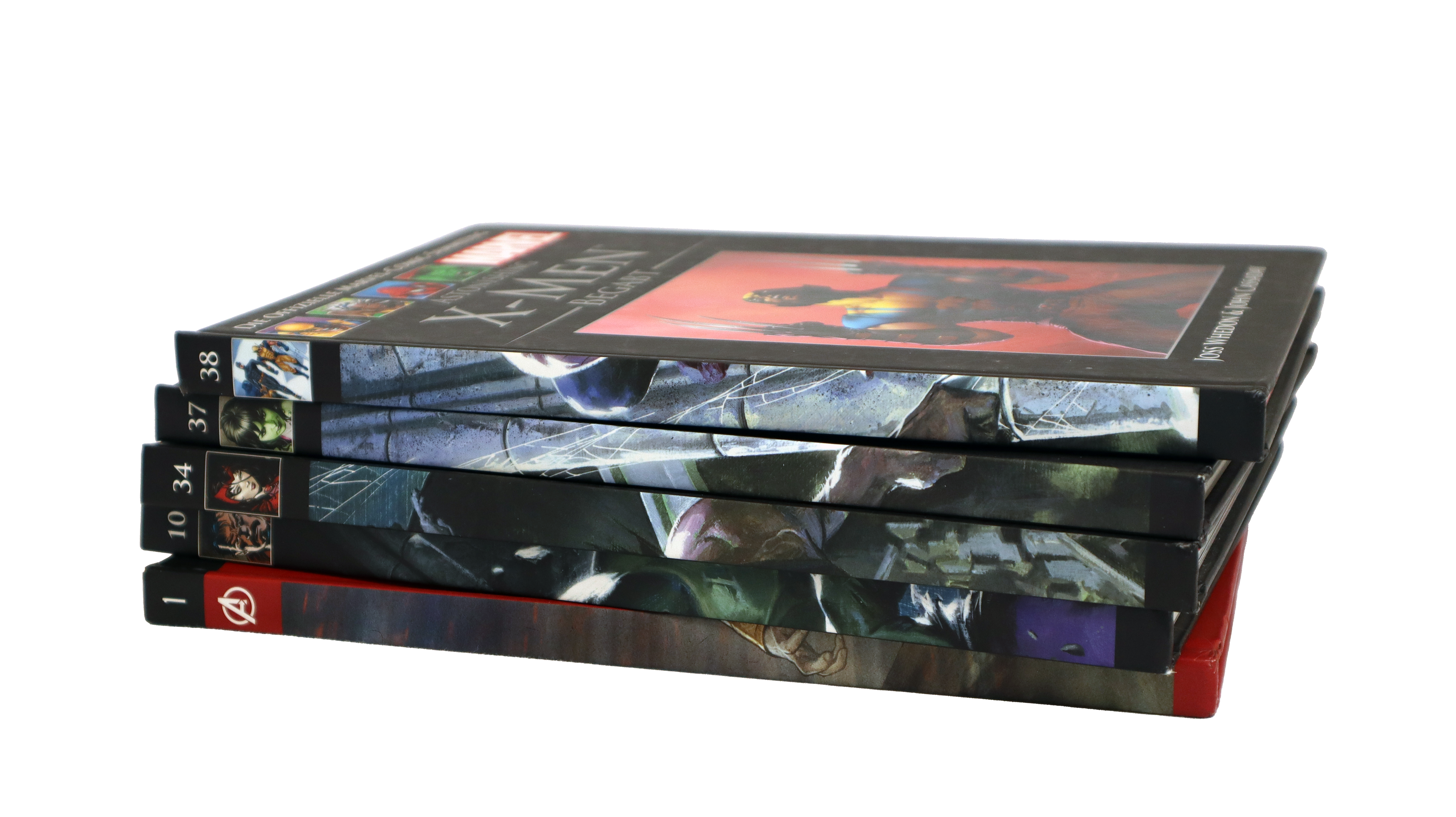 Marvel Hardcover Comics (1, 10, 34, 37, 38) 