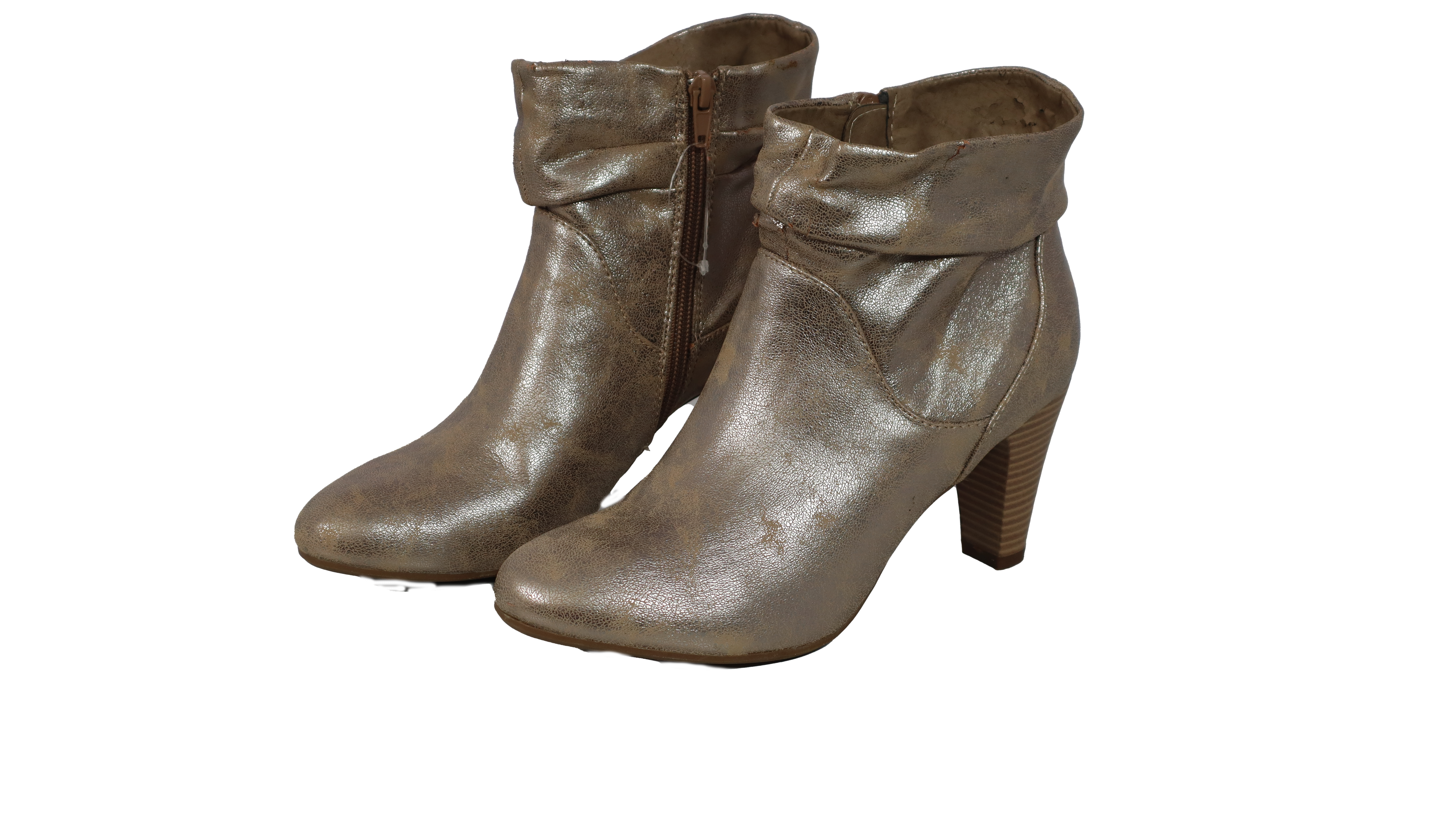 Catwalk Stiefeletten Gold-Metallig Gr. 38